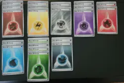 Pokemon Black Bolt/White Flare Holo Energy Lot Of 21 - Duplicates - Image 1