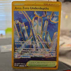 Area Zero Underdepths 174/142 Pokemon Stellar Crown Hyper Rare NEAR MINT NM - Image 1