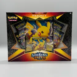 Pokemon TCG Shining Fates Pikachu V Collection Box Brand New Factory Sealed 820650808692 - Image 1