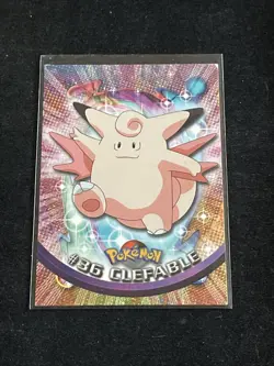Pokemon - Topps 1999 - Clefable #36 - TV Animation Series - Blue Logo - Image 1
