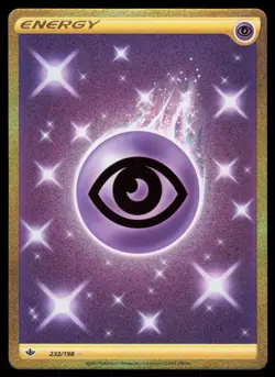 Psychic Energy 232/198 Gold Secret Rare Pokemon Chilling Reign NM - Image 1