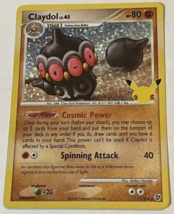 Claydol LV 45 Celebrations 15/106 Pokemon 25th Anniversary NM Pack Fresh - Image 1