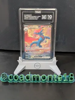 Salamence ex 187/159 Special Illustration Rare Journey Together Pokemon Tag 10 - Image 1