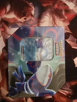 Pokemon Azure Legends Factory Sealed Tin Box - Kyogre ex - 5 Booster Packs - Image 1