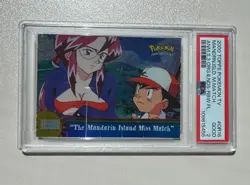 Pokemon TOPPS series 3 - RAINBOW holo - Manderin Island Miss Match - OR16 PSA2 - Image 2