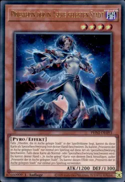 Yugioh PHNI-DE093 - Priesterin der in Asche gelegten Stadt - 1. Auflage - Image 1