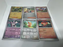 Pokemon Black Bolt White Flare Poke Ball Lot of 6 - Gothica Tepig Pansear - Image 1