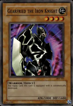 Gearfried The Iron Knight - Super Rare PSV-101 - HP - YuGiOh - Image 1