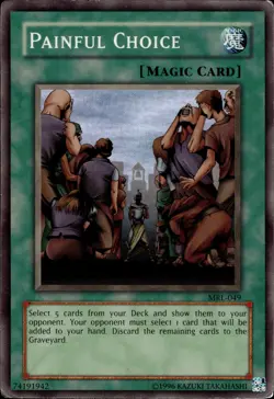 Painful Choice - Super Rare MRL-049 - HP - YuGiOh - Image 1