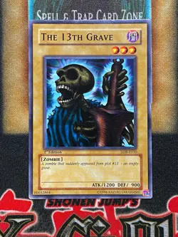 Yugioh The 13th Grave LOB-E010 Common 1st Ed NM - Image 1