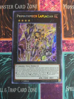 Yu-Gi-Oh! Primathmech Laplacian MYFI-EN009 1st Edition Secret Rare NM - Image 1