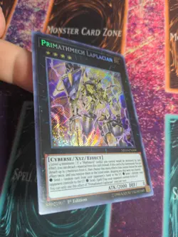 Yu-Gi-Oh! Primathmech Laplacian MYFI-EN009 1st Edition Secret Rare NM - Image 2