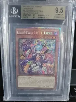 Yu-Gi-Oh! TCG LiveTwin Lil-la Treat Blazing Vortex BLVO-EN028 1st Ed. BGS 9.5 - Image 1