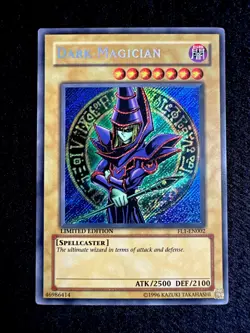 🔥 YUGIOH • DARK MAGICIAN • SECRET RARE • FL1-EN002 • LIMITED EDITION • NM 🔥 - Image 1