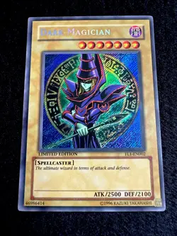 🔥 YUGIOH • DARK MAGICIAN • SECRET RARE • FL1-EN002 • LIMITED EDITION • NM 🔥 - Image 2
