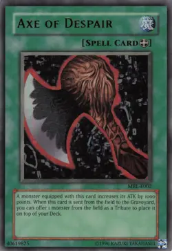 Yugioh Axe of Despair MRL-E002 Ultra Rare LP - Image 1