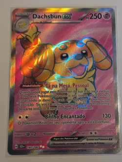Dachsbun ex (SCR 160)●PORTUGUESE●ULTRA RARE●POKEMON●Stellar Crown●NM●A227 - Image 1
