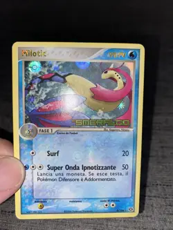Carte Pokemon Milotic 8/106 RARE HOLO BLEED STAMPED Ex Emeraude ITALIEN Occasion - Image 3