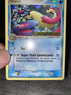 Carte Pokemon Milotic 8/106 RARE HOLO BLEED STAMPED Ex Emeraude ITALIEN Occasion - Image 4