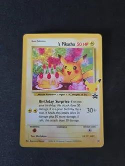 Pokemon TCG Pikachu Birthday 24 Celebrations 25th Anniversary Collection 2021 A - Image 1