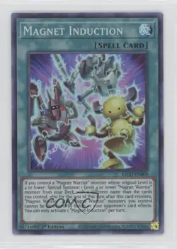 Magnet Induction (SR) 1st Ed. YuGiOh King's Court #KICO-EN009 00jz - Image 1