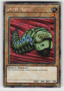 Petit Moth Yugioh RA04-EN111 Platinum Secret Rare PSR NM - Image 1