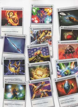 Lot #0524. Lot of 14 Chaotic Battlegear cards. - Image 1