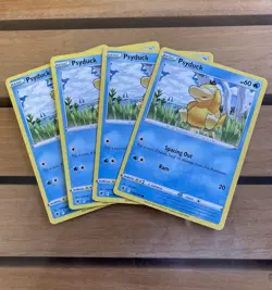Pokemon TCG Astral Radiance Psyduck Common Card 028/189 Playset X 4 - Image 1