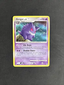 Pokemon Gengar TCG Diamond & Pearl Card 27/130 Regular Rare Non Holo - LP - Image 1