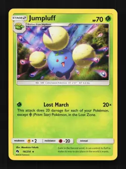 Jumpluff 14/214 LP Lost Thunder English Pokemon Card TCG - Image 1