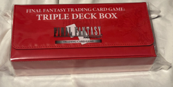 BRAND NEW SEALED Final Fantasy TCG Triple Deck Box Red Vincent W/ 3 Promo Cards - Image 1