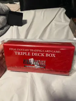 BRAND NEW SEALED Final Fantasy TCG Triple Deck Box Red Vincent W/ 3 Promo Cards - Image 3
