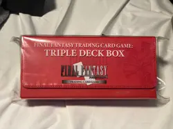 BRAND NEW SEALED Final Fantasy TCG Triple Deck Box Red Vincent W/ 3 Promo Cards - Image 4