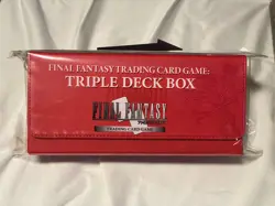 BRAND NEW SEALED Final Fantasy TCG Triple Deck Box Red Vincent W/ 3 Promo Cards - Image 5