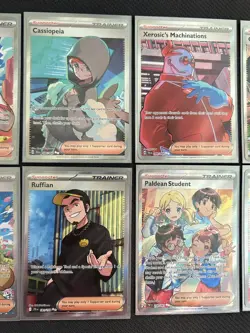 Pokemon TCG Full Art Trainer Lot of 10 Cards, Scarlet & Violet - C - Image 3