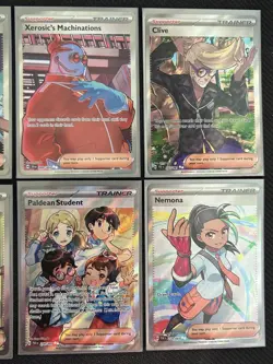 Pokemon TCG Full Art Trainer Lot of 10 Cards, Scarlet & Violet - C - Image 4