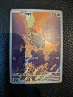 Phanpy 205/191 English IR amazing artwork Pokemon TCG Mint card - Image 1