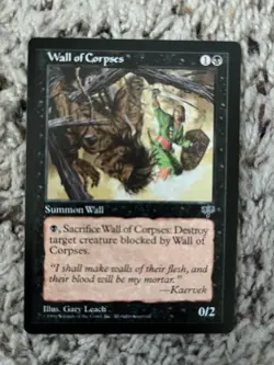 MTG - Wall of Corpses x1 - Mirage Playtest Card! - Image 3