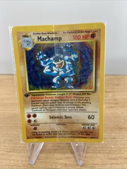 SEALED 1st Edition 1999 Machamp Base Set Holo 8/102 Pokemon Card - Rare - Image 1