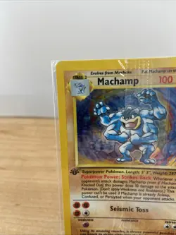 SEALED 1st Edition 1999 Machamp Base Set Holo 8/102 Pokemon Card - Rare - Image 2