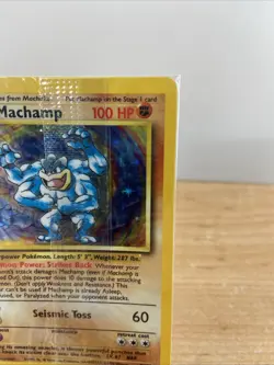 SEALED 1st Edition 1999 Machamp Base Set Holo 8/102 Pokemon Card - Rare - Image 3