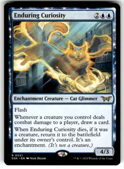 MTG - Enduring Curiosity 51 - Duskmourn: House of Horror NM - Image 1