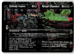 MTG - Unholy Annex // Ritual Chamber (Borderless) 339 Duskmourn: House of Horror - Image 1