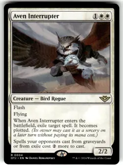 MTG - Aven Interrupter 4 Outlaws of Thunder Junction Near Mint - Image 1