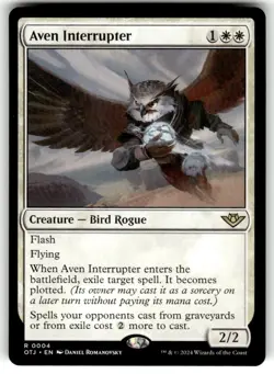 MTG - Aven Interrupter 4 Outlaws of Thunder Junction Near Mint - Image 1