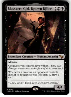 MTG - Massacre Girl, Known Killer 94 Murders at Karlov Manor Near Mint - Image 1
