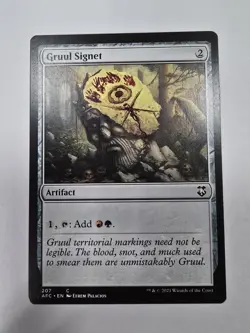Gruul Signet Commander: Adventures in the Forgotten Realms Regular Mtg - Image 1