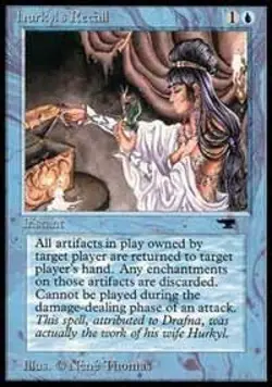 Magic MTG Antiquities Hurkyl's Recall HEAVILY PLAYED HP - Image 1