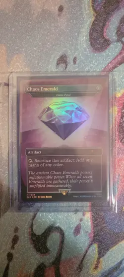 Purple Chaos Emerald (Lotus Petal) 7034 Sonic Secret Lair Bonus MTG NM - Image 2
