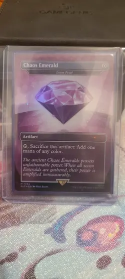 Purple Chaos Emerald (Lotus Petal) 7034 Sonic Secret Lair Bonus MTG NM - Image 3